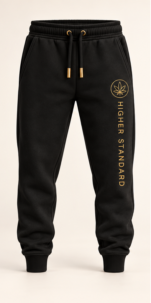 Jet Black Jogger — front view